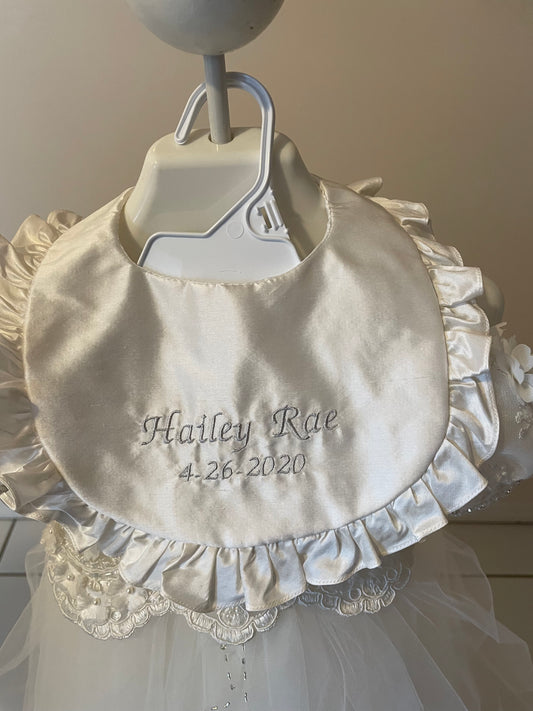 Monogrammed Custom Bibs to Match