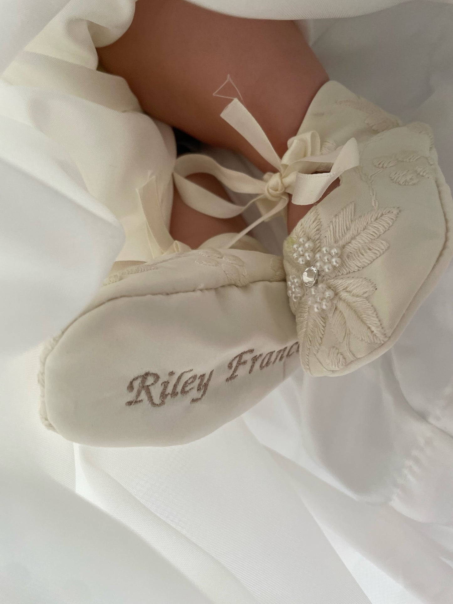 Christening Booties